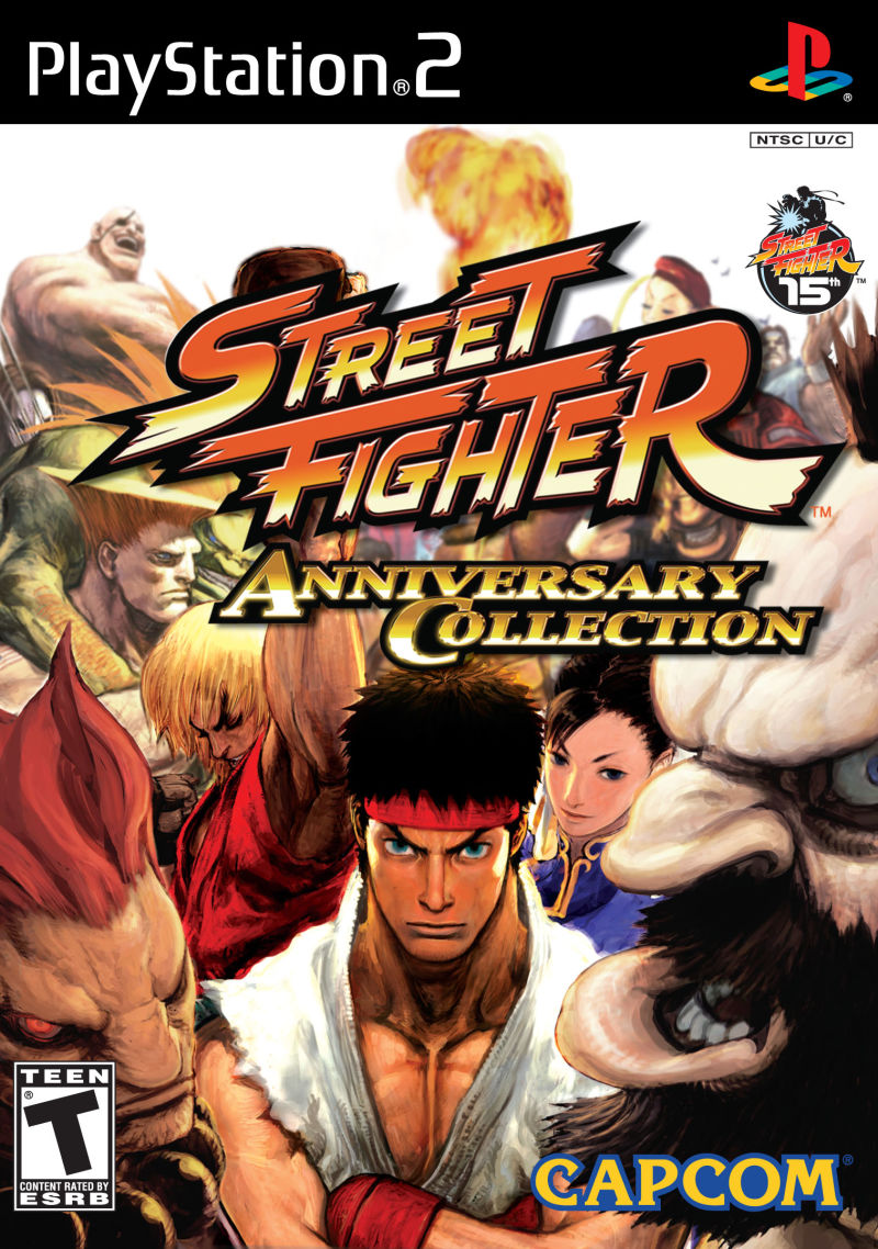 Street Fighter Anniversary Collection box art for Xbox